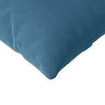 vidaXL Coussins de canapé 2 Pièces Bleu 120 x 40 cm