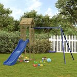 vidaXL Aire de jeux d'extérieur bois de pin imprégné