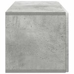 vidaXL Meuble TV mural 59 5 x 31 x 30 cm Gris béton Bois d'ingénierie