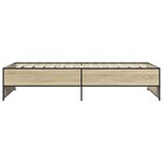 vidaXL Cadre de lit Chêne Sonoma 80 x 200 cm Bois d'ingénierie