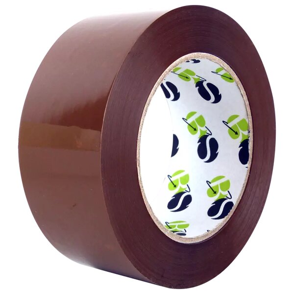 Ruban adhésif acrylique silencieux – 6 rouleaux 48 mm x 100 m havane 28 µ – Bulteau Systems