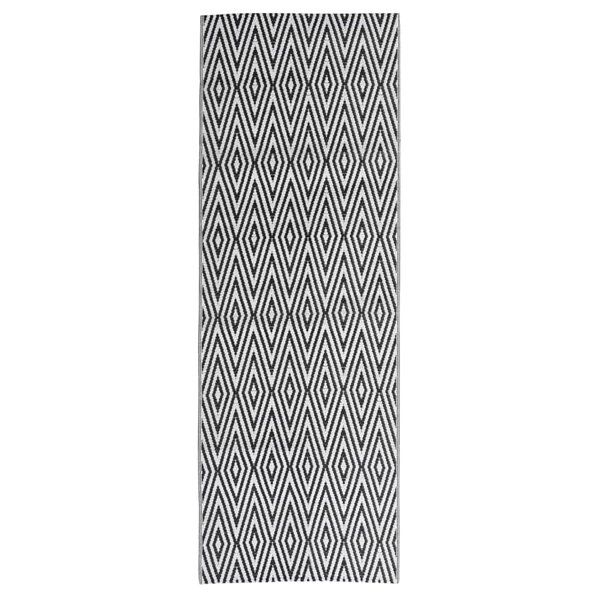 vidaXL Tapis d'extérieur ARAKIL Noir 80x250 cm PP