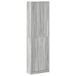 vidaXL Armoire Gris Sonoma 55x25x189 cm en bois d'ingénierie