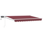 vidaXL Store rétractable manuel avec LEDs 3 5 x 2 5 m