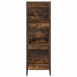 vidaXL Bibliothèque Chêne Fumé 80 x 30 x 155 cm Bois d'ingénierie