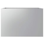 vidaXL Jardinière argenté 62x40x39 cm acier galvanisé