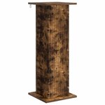 vidaXL Support de Plante Chêne fumé 30 5 x 30 x 80 5 cm