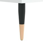 vidaXL Table basse Blanc 90x49x45 cm Bois d'ingénierie