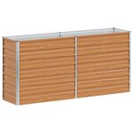 vidaXL Jardinière surélevée Marron Clair 160 x 40 x 77 cm