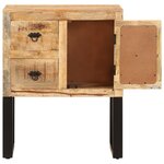 vidaXL Buffet 60x30x76 cm Bois de manguier massif