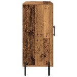 buffet vidaXL en bois vieilli 90x34x80 cm en bois d'ingénierie