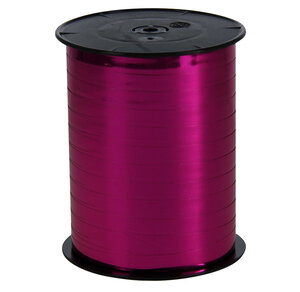 Bolduc bobine métallisée 250mx7mm rose cyclamen clairefontaine