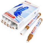 Marqueur acrylique moyen 5100 noisette 2-3 mm x 10 EDDING