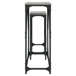 vidaXL Tables console gigognes 2 Pièces sonoma gris bois d'ingénierie