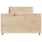 vidaXL Cadre de lit sans matelas 90x200 cm bois de pin massif