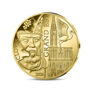 Collection des régions - Grand Est Monnaie de 5€ Or 1/2g