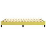 vidaXL Cadre de lit sans matelas vert 140x200 cm tissu