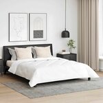 vidaXL Couette avec Oreillers 3 Pièces Blanc Microfibre et Plumes D'oie