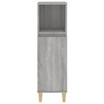 vidaXL Armoire salle de bain sonoma gris 30x30x100 cm