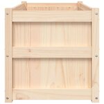 vidaXL Jardinières 2 Pièces bois de pin massif