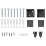 vidaXL Store Vénitien Réglable Gris Argenté 213 x 70 cm PVC