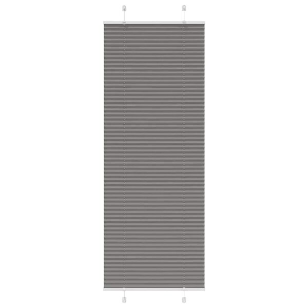 vidaXL Store plissé anthracite 75x200 cm largeur du tissu 74 4 cm