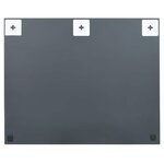 vidaXL Miroir mural sans cadre avec lampes LED Rectangulaire Verre