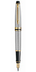 Waterman expert stylo plume acier inoxydable plume moyenne encre bleue coffret cadeau