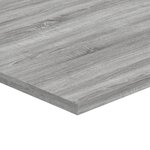 vidaXL Étagères murales 4 Pièces sonoma gris 80x40x1 5 cm bois ingénierie