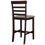 vidaXL Tabourets de bar 2 Pièces Marron Tissu
