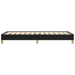 vidaXL Cadre de lit sans matelas noir 80x200 cm tissu