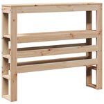 vidaXL Cadre de lit sans matelas 75x190 cm bois de pin massif