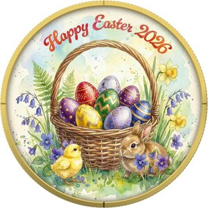 Monnaie HAPPY EASTER 1 Oz Medaille Argent 2026