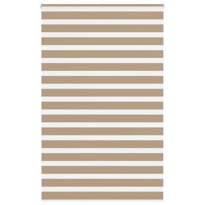 vidaXL Store zèbre marron sable largeur du tissu 145 9 cm polyester