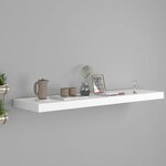 vidaXL Étagère murale flottante blanc 90x23 5x3 8 cm MDF