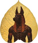 Pièce de monnaie en Argent 1 Dollar g 31.1 (1 oz) Millésime 2025 Leaves Of The Nile ANUBIS