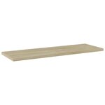 vidaXL Panneau de bibliothèque 4Pièces Chêne sonoma 60x20x1 5cm Aggloméré