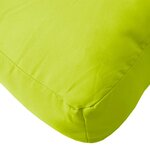 vidaXL Coussins de palette lot de 2 vert vif tissu oxford