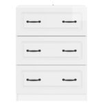 vidaXL Armoire à tiroirs 66 x 34 5 x 87 cm Bois d'ingénierie