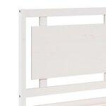 vidaXL Cadre de lit extra long sans matelas 180x210 cm bois massif