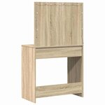 vidaXL Coiffeuse Chêne sonoma 78.5 x 41 x 135 cm Bois d'ingénierie