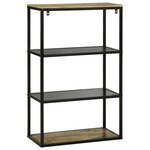 vidaXL Bibliothèque Marron 70 x 35 x 110 cm Bois de manguier massif