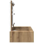 vidaXL Table de Toilette Marron 100 x 40 x 70 cm Bois d'ingénierie