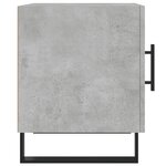 vidaXL Tables de chevet 2 Pièces gris béton 40x40x50 cm bois d’ingénierie