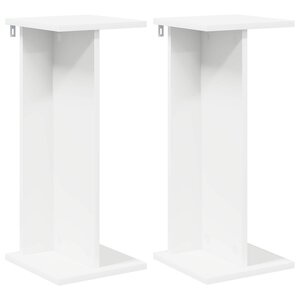 vidaXL Support de Plante 2 pièces Blanc 25 x 25 5 x 60 5 cm