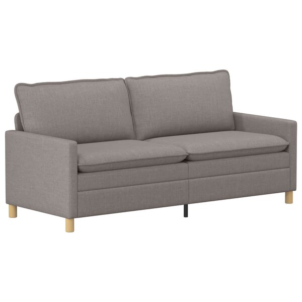vidaXL Canapé Taupe 196 x 81 x 87 5 cm Tissu