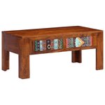 vidaXL Table basse 90x50x40 cm bois d'acacia massif