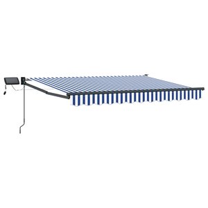 vidaXL Store rétractable manuel avec LEDs 2 5 x 2 m