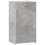 vidaXL Buffet gris béton 50x42 5x93 cm bois d'ingénierie