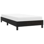 vidaXL Cadre de lit sans matelas noir 80x210 cm velours